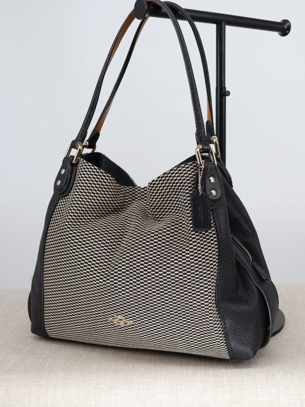 Coach Legacy Jacquard Edie 31 Checkered Shoulder Bag – Style 28895